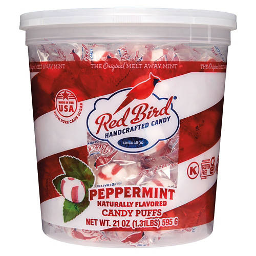 Red Bird Peppermint Puffs